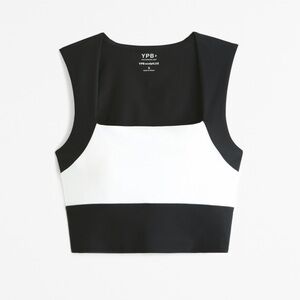 Abercrombie & Fitch Black and White Women's Top